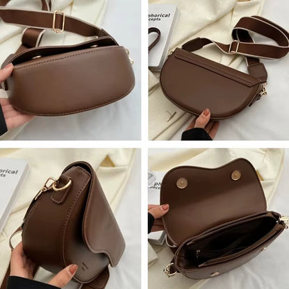 Fashionable and Luxurious PU Leather Shoulder Bag and Crossbody Bag Suitable for WOMEN'S TRAVEL